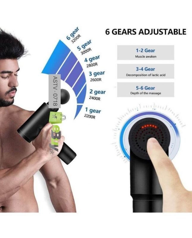 Fascial Gun Deep Muscle Fitness Massager