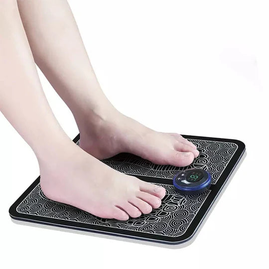 Electric EMS Foot Massager, Foldable Electric Foot Massage Mat, Acupressure Mat, Muscle Stimulation Foot Massager, Physiotherapy Foot Massager Pad, Leg Detox Spa Mat